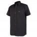Men's Corporate Shirt Short Sleeve - Black & Indigo
